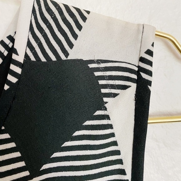 🦴Anthropologie - RAG & BONE Harper Magnified Houndstooth Silk SZ L - Picture 11 of 11